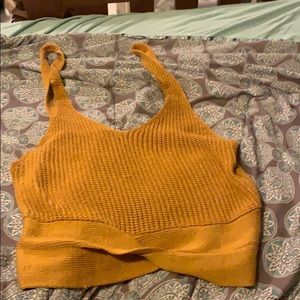 💫FUNKY GOLD SWEATER TANK💫